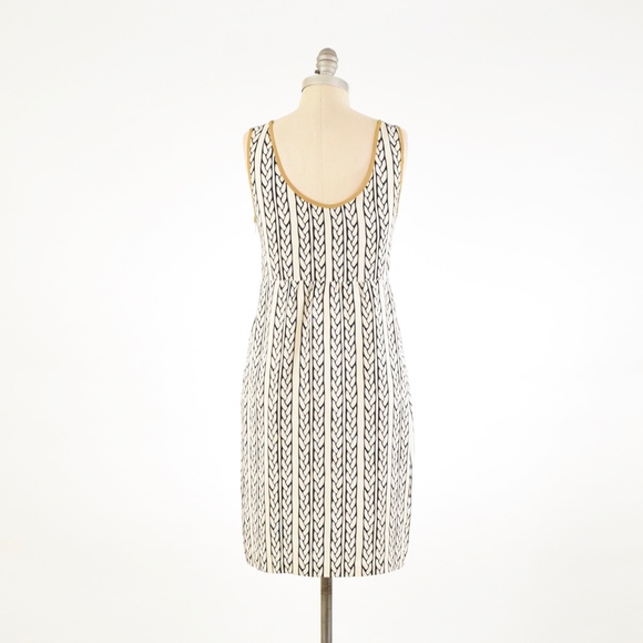 ❌SOLD❌Vena Cava Braided Print Silk Shift Dress - Picture 4 of 5